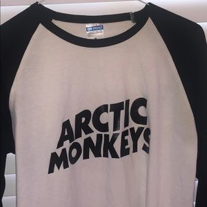 Vintage arctic monkeys baseball tee